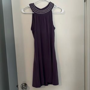 Purple spring dress